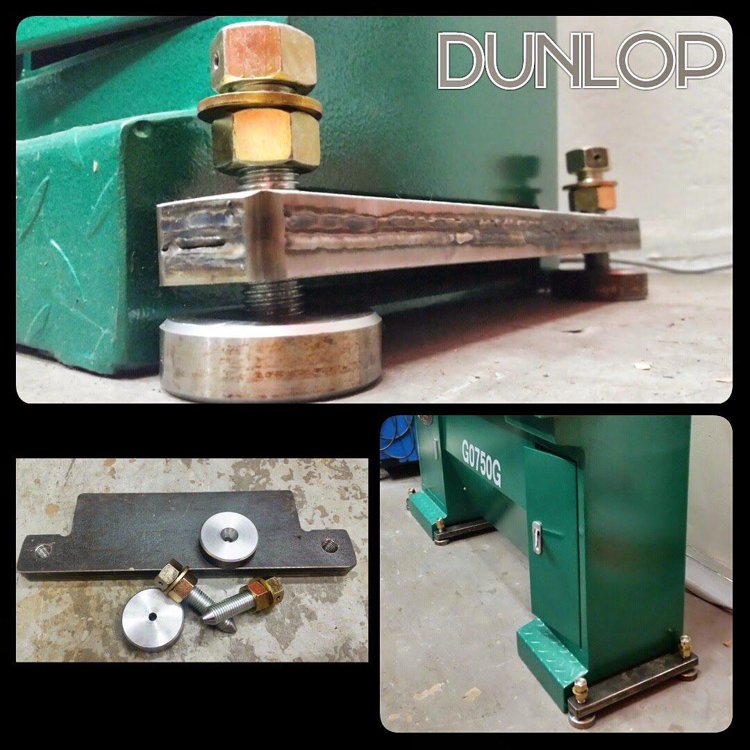 DUNLOP CUSTOMS LATHE LEVELING FEET KIT